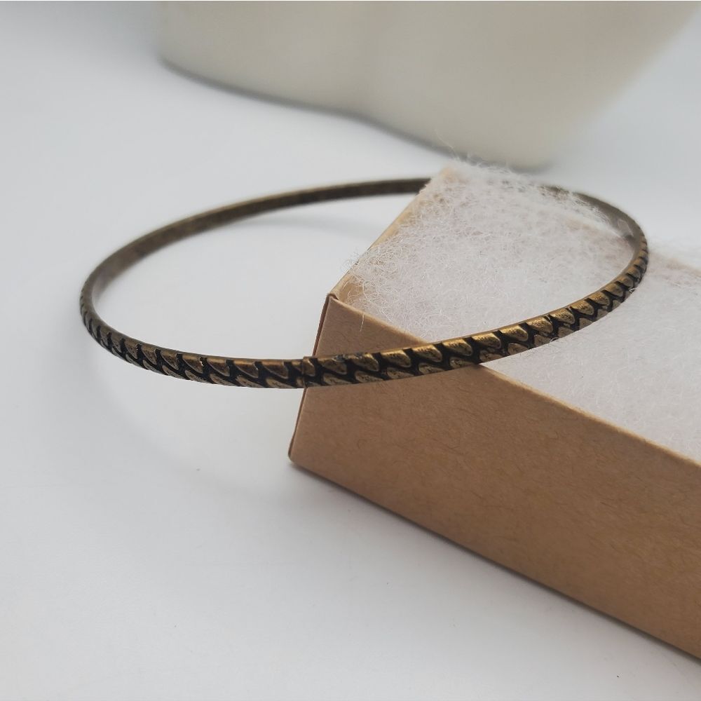 Cobblestone copper bracelet‎ bangle